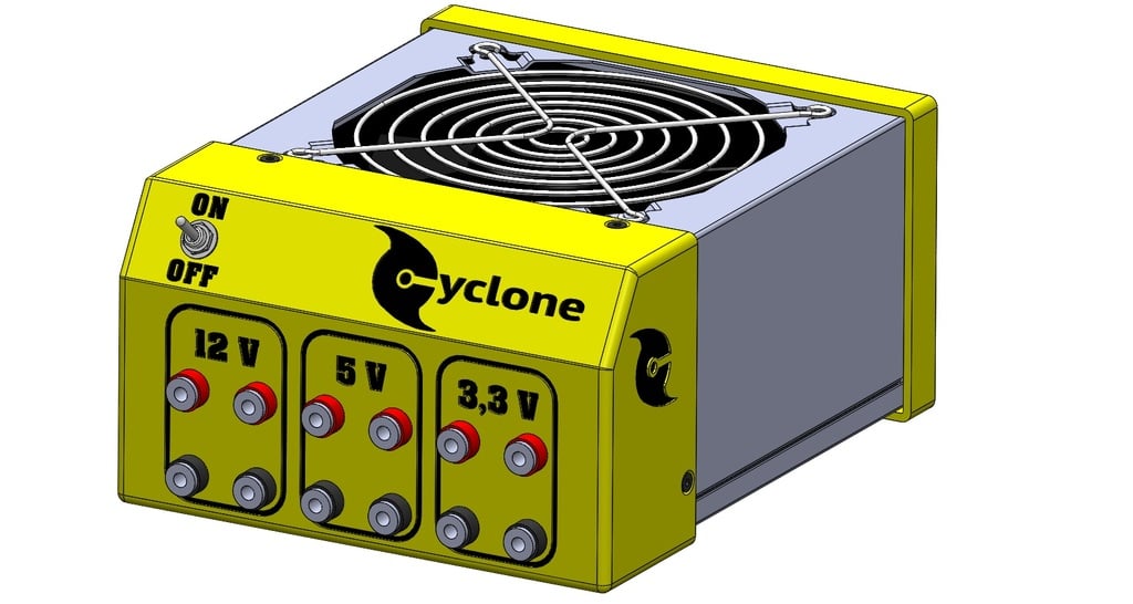 Cyclone PCB Factory ATX Power Supply Case