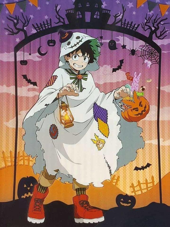 Deku / Izuku Midoriya / Halloween All Might Pumpkin