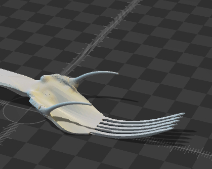 feng shui - food fork (for rebellious unruly food)