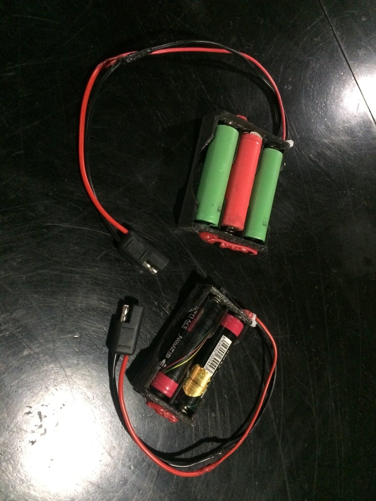 18650 Battery Holder/Sled x1,2,3,4