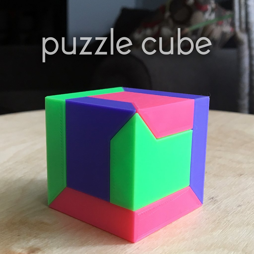 Puzzle Cube (easy print no support)