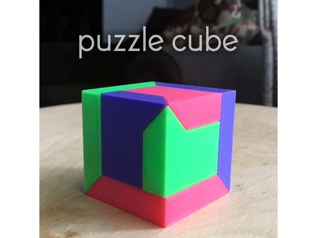 Puzzle Cube Easy Print No Support