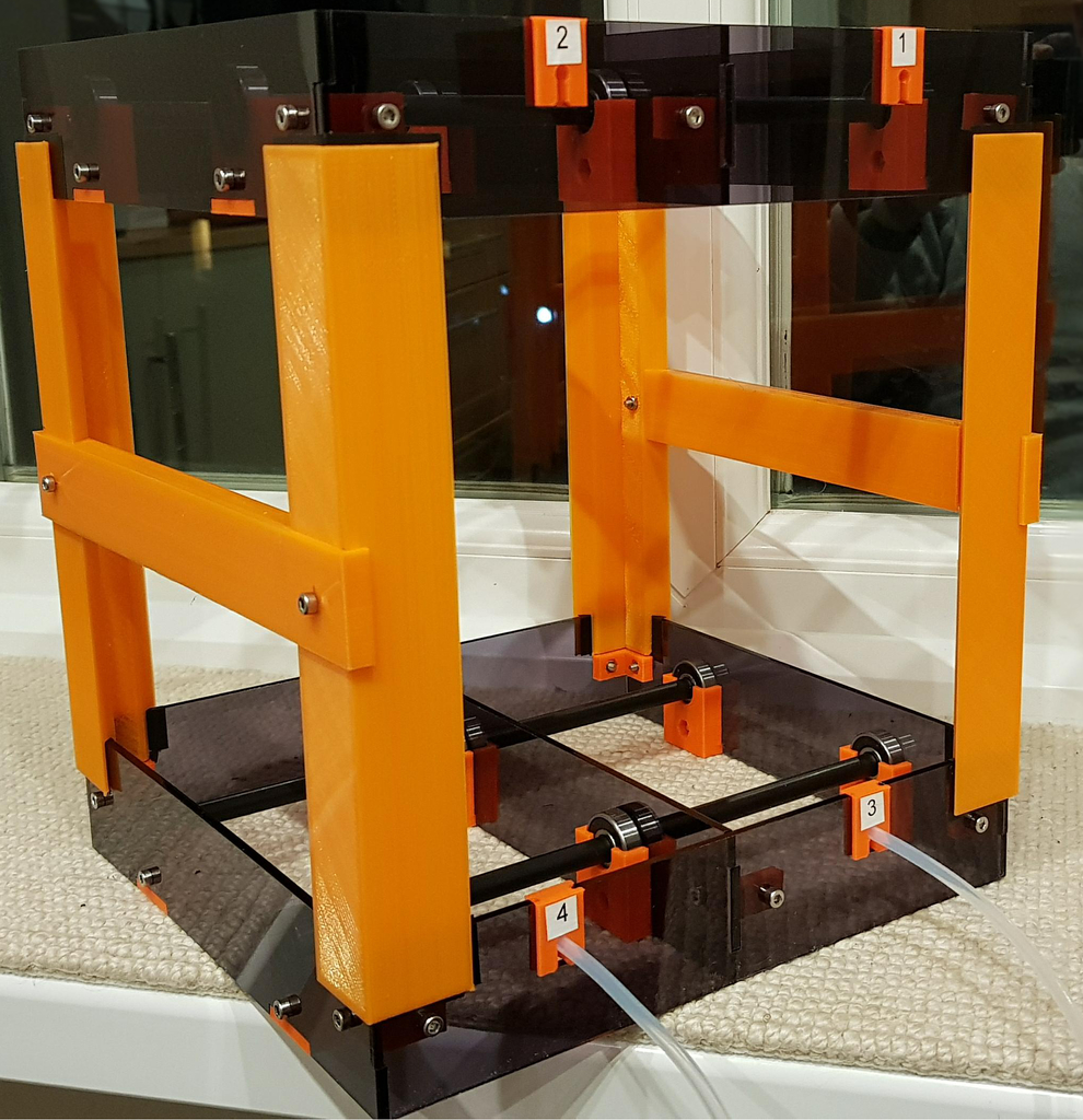 Prusa Multi Material Spool Holder with cross braces