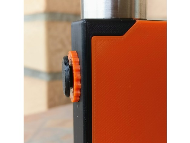 Box Mod bottom feeder mechanical with square push button lock (v3b p&p)