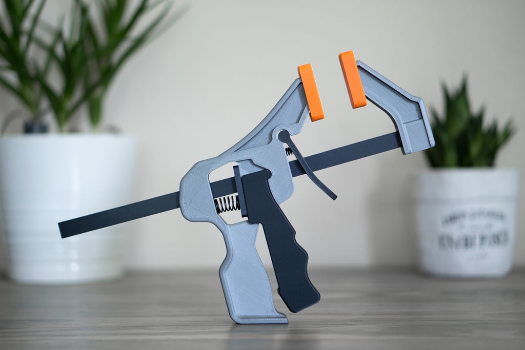 Printable Quick Grip Trigger Clamp (Functional)