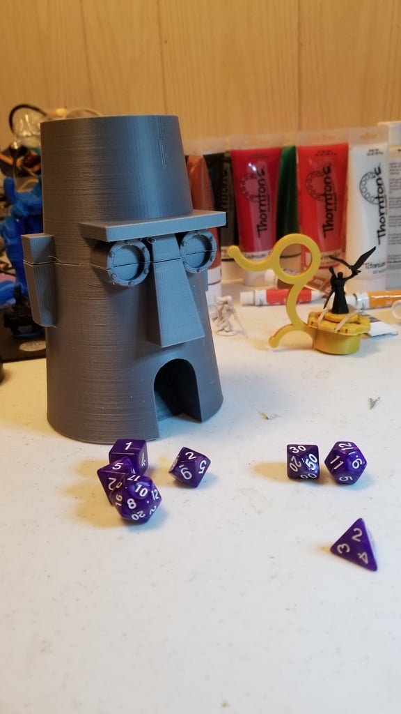 Squidward House Dice Tower