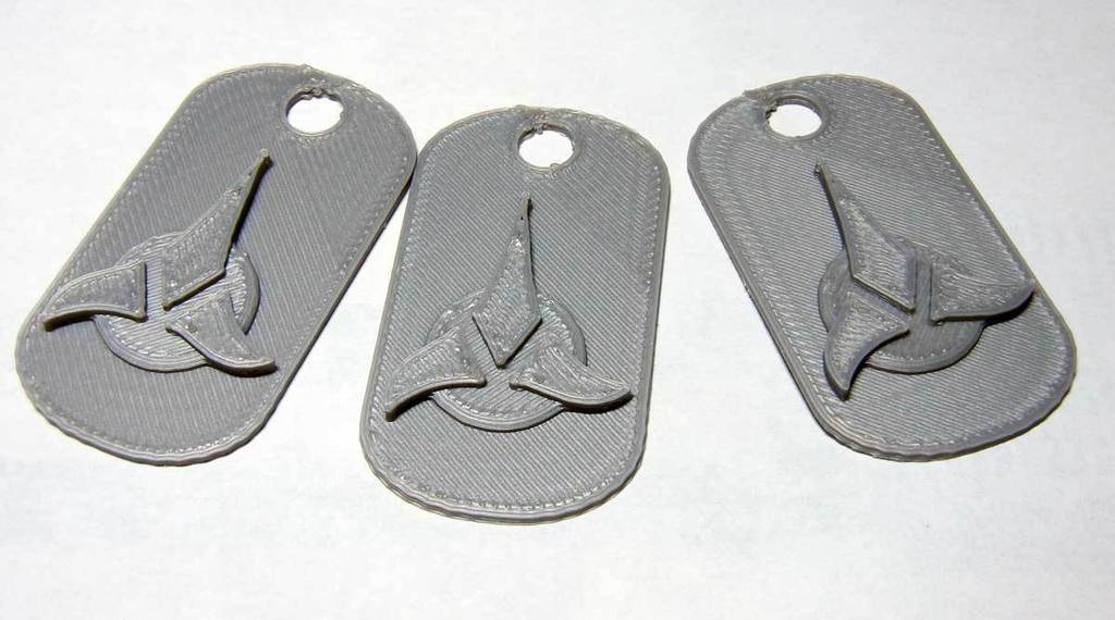 Klingon Dog tags 2