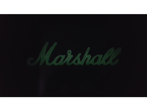 Marshall Logo. makes a great refrigerator magnet.
