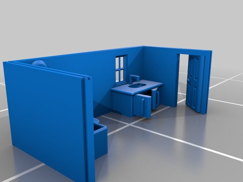 Mini Furniture (Bathroom/Walls(1))