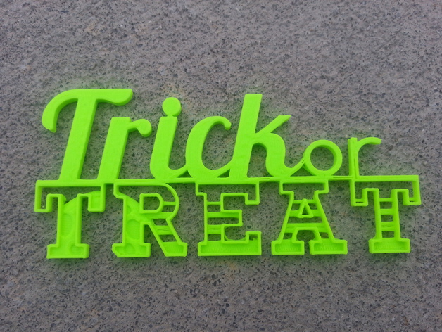 Trick or Treat Sign