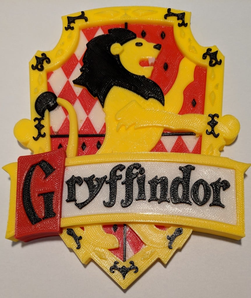 Gryffindor Harry Potter multimaterial (Prusa MMU1 & MMU2)