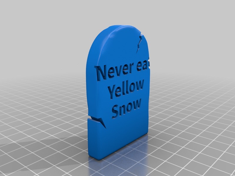 Grave Stone: Yellow Snow