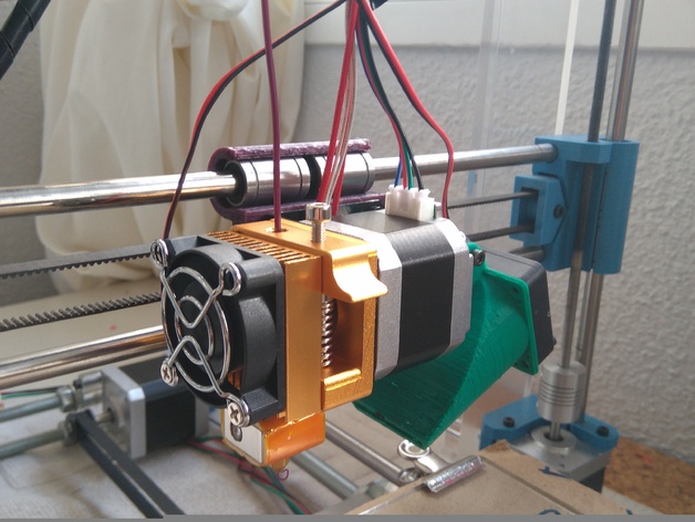Prusa i3 X Carriage for MK8 Extruder