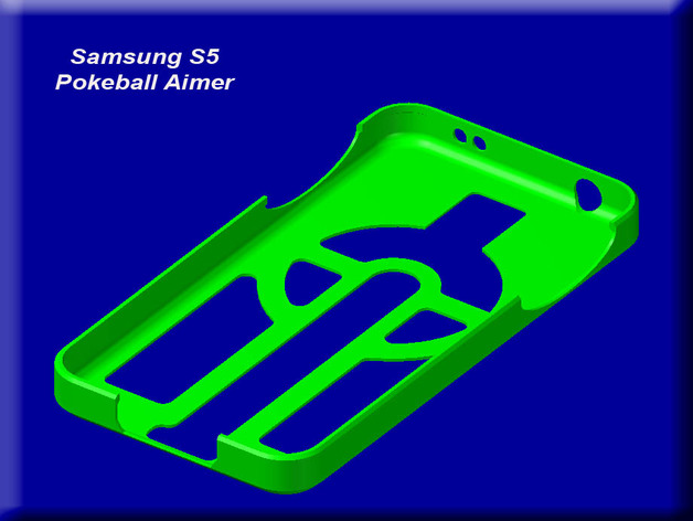 Pokeball Aimer - Pokemon Go Samsung S5 Reversible