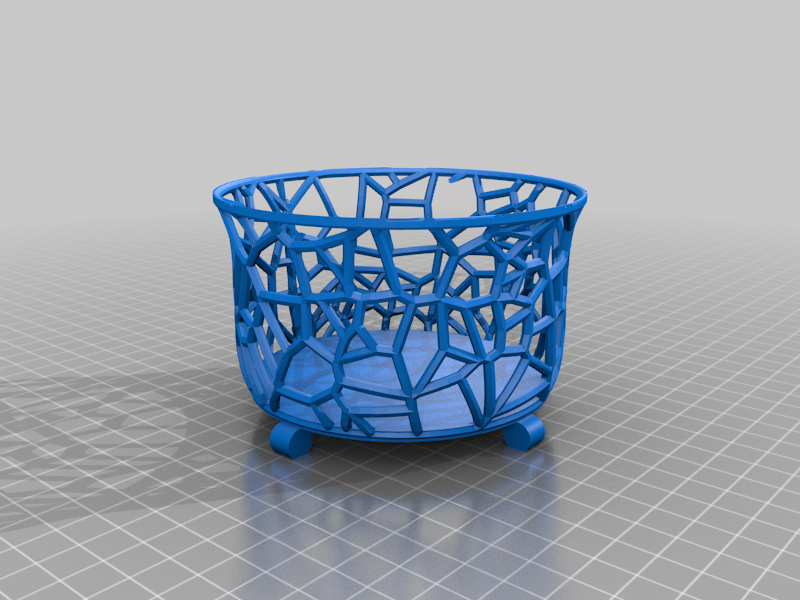 Voronoi Orchid Basket / Pot / Planter