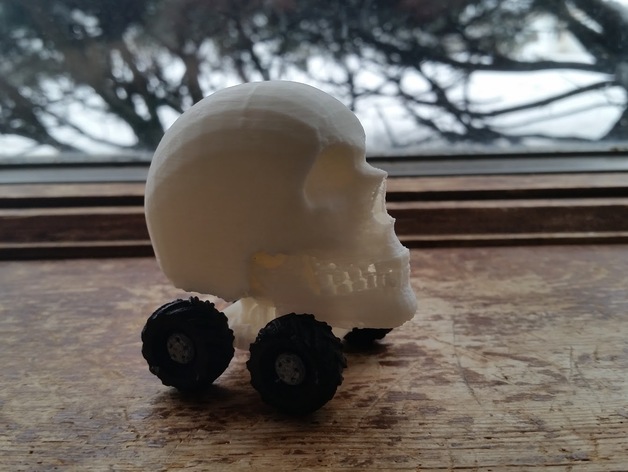 Mini "Monster" Truck (Human Skull)