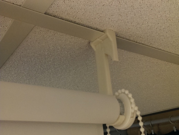 Two part mount thingy for hanging things from a ceiling tile structure