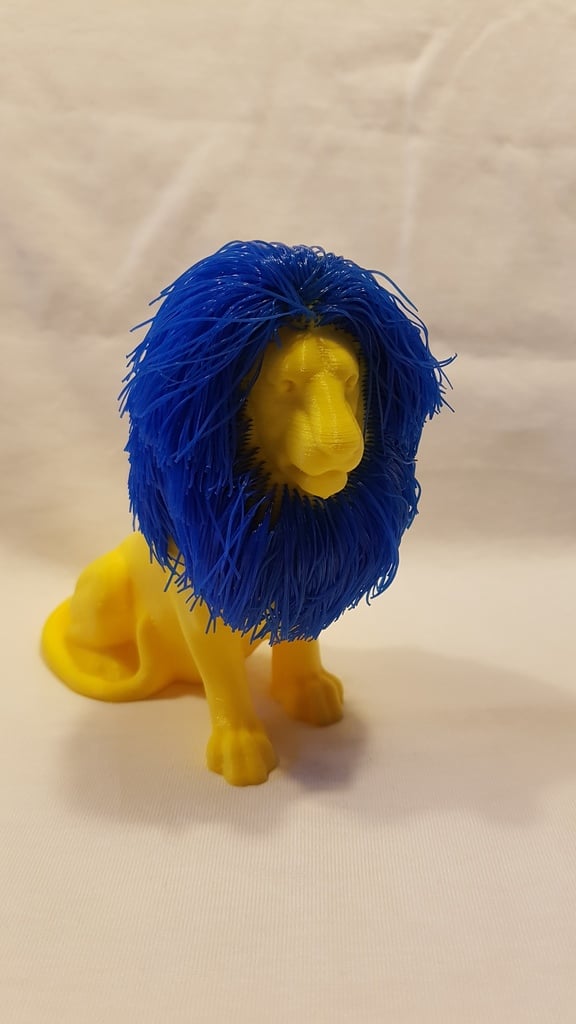 Hairy Lion with waste reduction