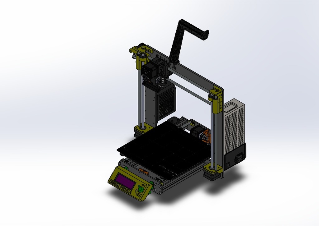 Prusa i3 MK3S SolidWorks Assembly (with STEP)
