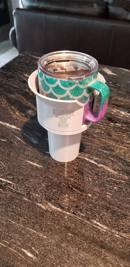 Oversized Yeti Mug Car Cup Holder Adapter