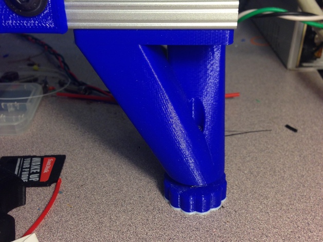 Sturdy Leg With Adjustable Foot For Square Printers