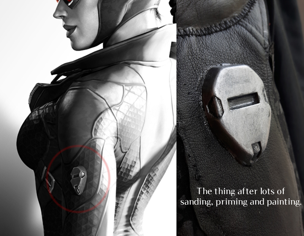 Catwoman - Arkham City costume detail