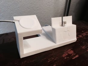 Apple Watch and iPhone charging station