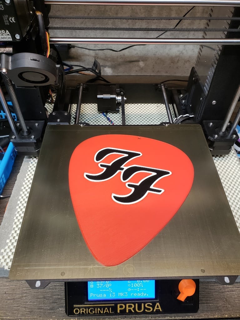 giant foo fighters multicolor guitar pick