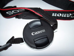 Lens cap holder