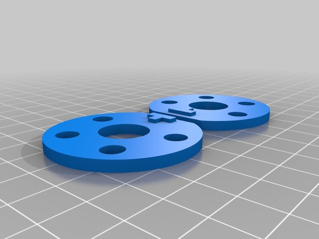 Master rod disks for Makerbot 5 cyl radial
