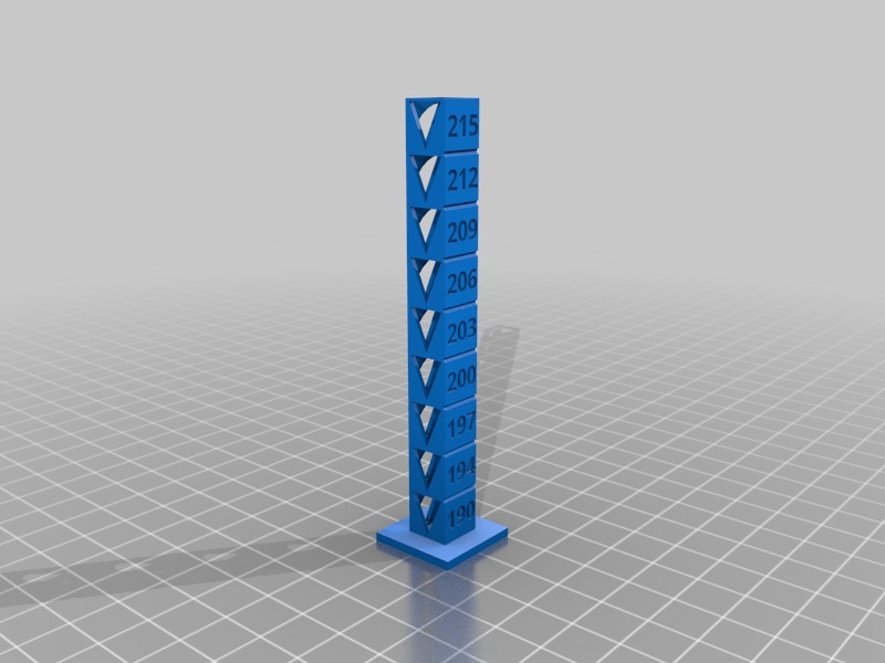 PLA for 3DFillies Filament Calibration Tower