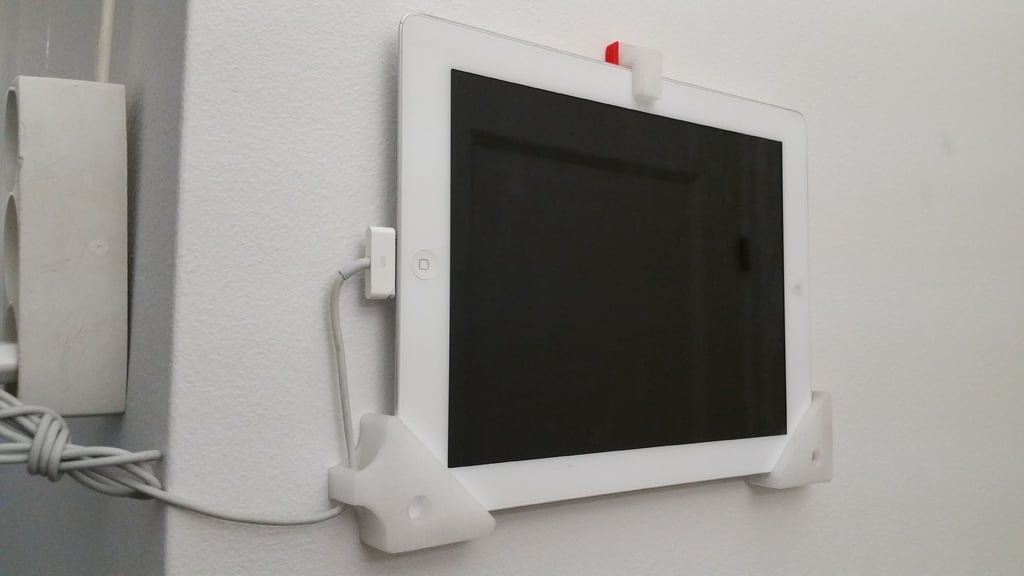 iPad Wall Mount with On/Off Button & Easy Detachment