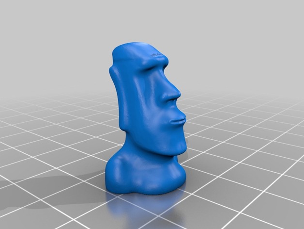 Moai (not quite so angry with and without hat)