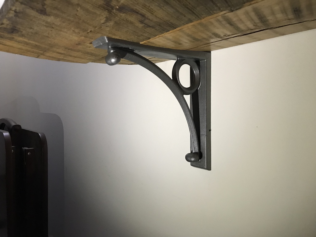 Iron Bracket with French Cleat mount