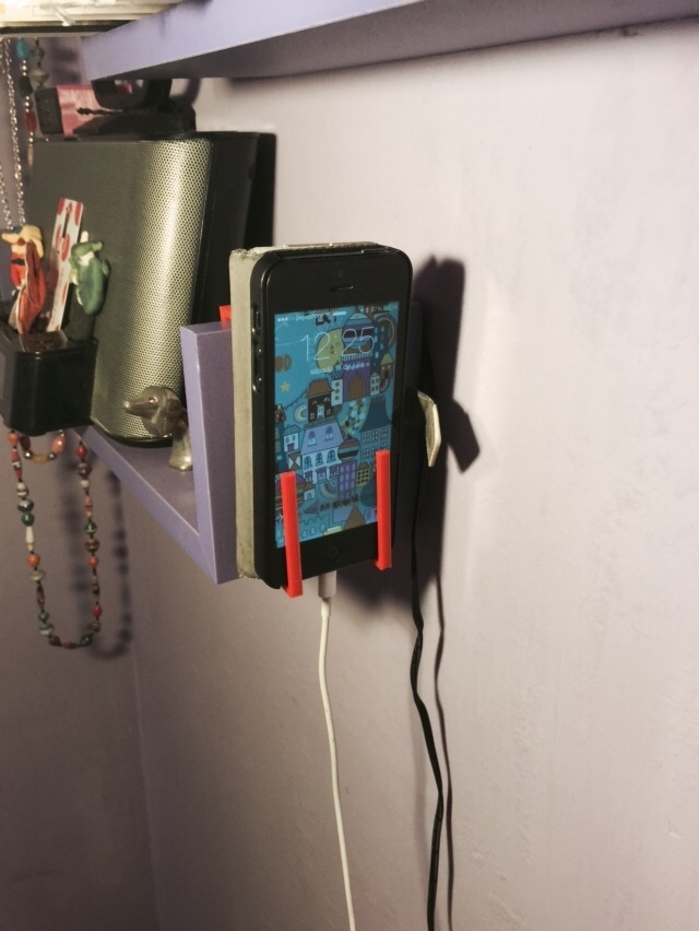 Support for charging the phone