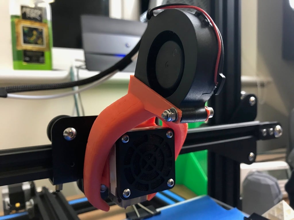 CR-10 High Clearance Fang Mod for 5015 Fans