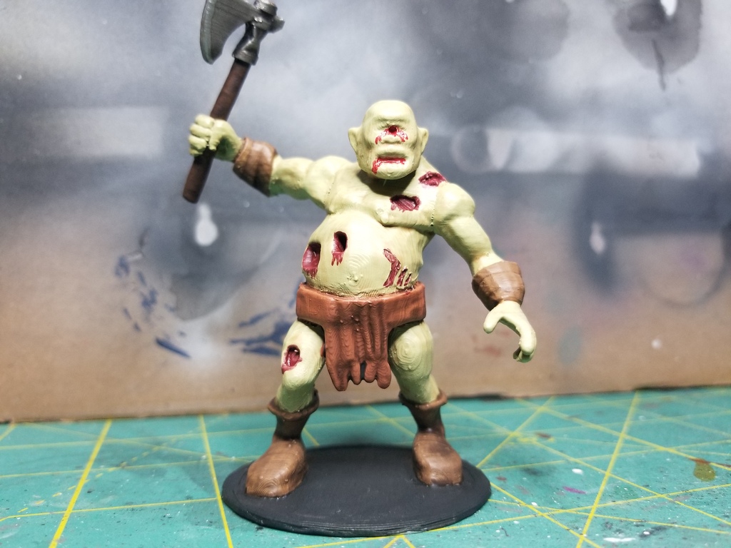 Ogre Zombie w/Cyclops head and axe