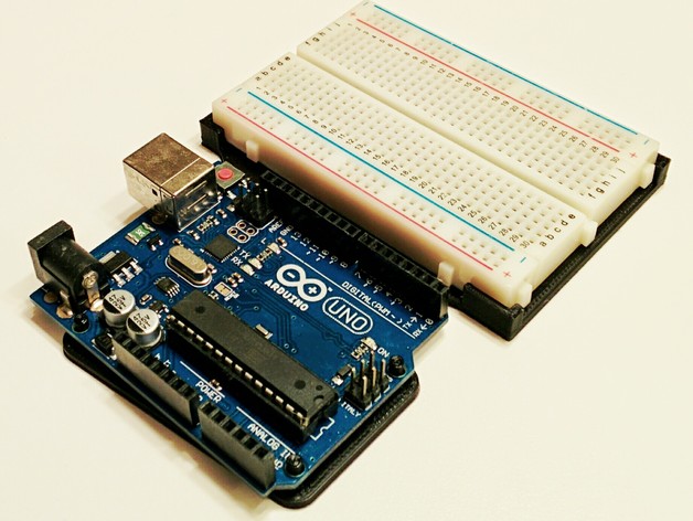 Arduino + Breadboard Mount