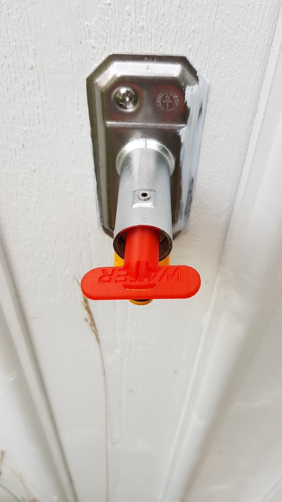 Water faucet key