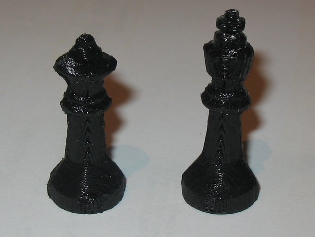 Chess King and Queen figures