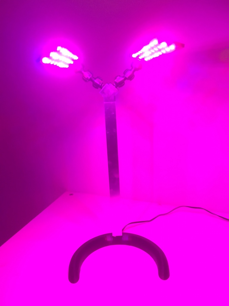 Led ball and socket (grow) lamp