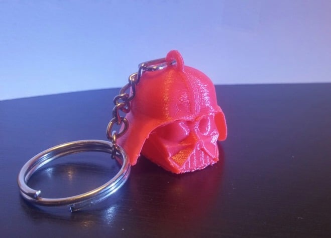 Darth Vader Head Keychain