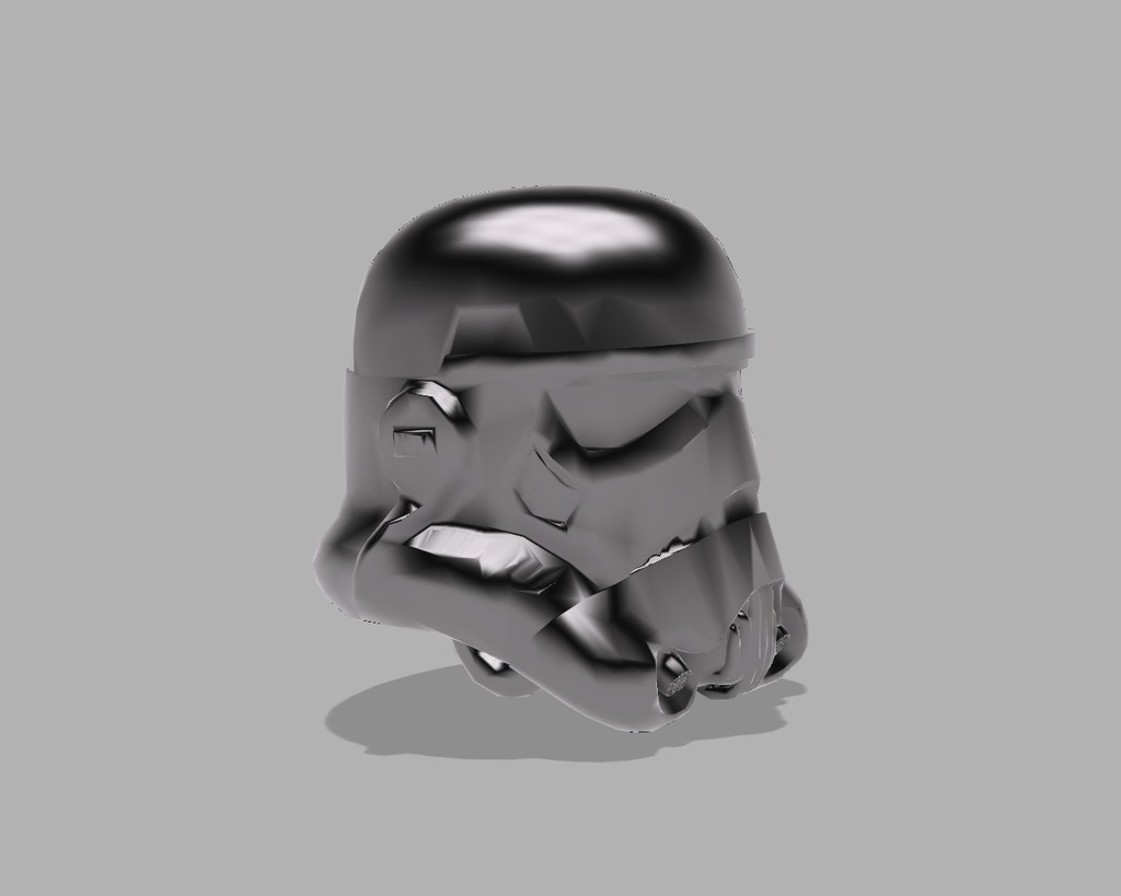 Stormtrooper Helmet Low Poly