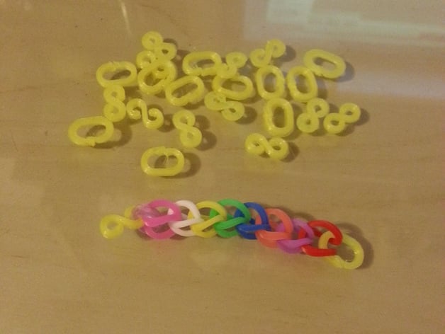 loom rubber band clip-connector