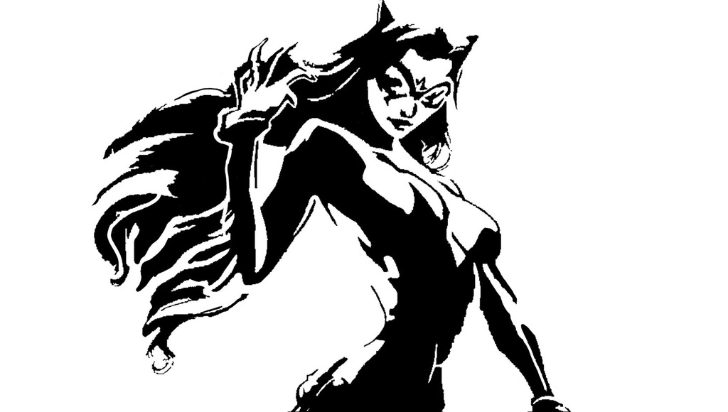 Black Cat stencil
