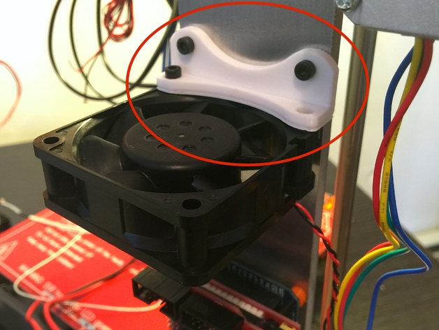 Prusa i3 Electronics Cooling Fan Mount