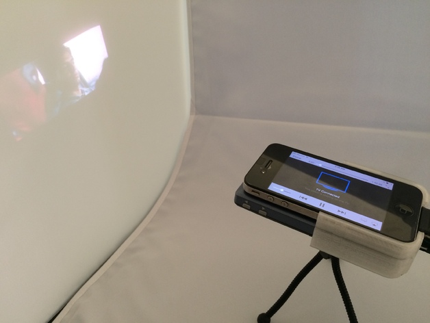 Laser projector iPhone tripod mount