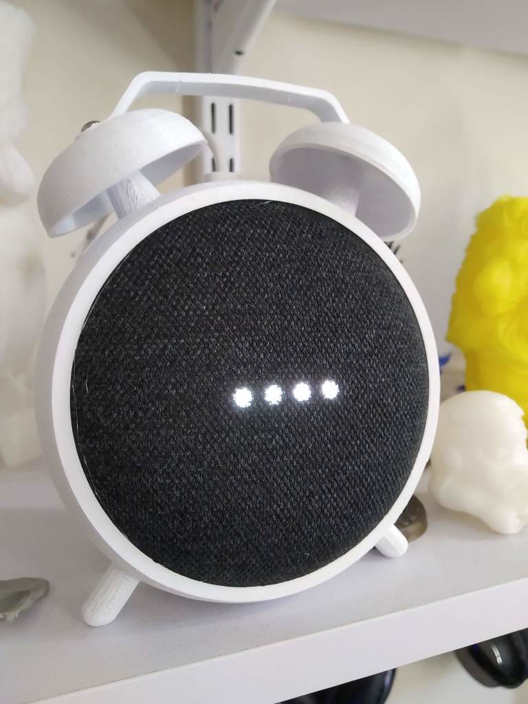 Google Home Mini Alarm Clock Holder