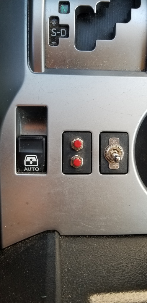 Toyota 4runner switch/button insert
