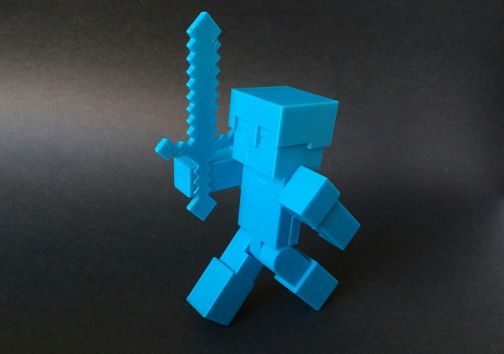 Minecraft Steve-Alex armor